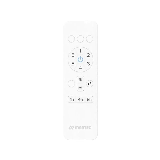 Remote Martec Polo DC 1320mm Ceiling Fan Nickel/Driftwood MDCP133ND - The Blue Space