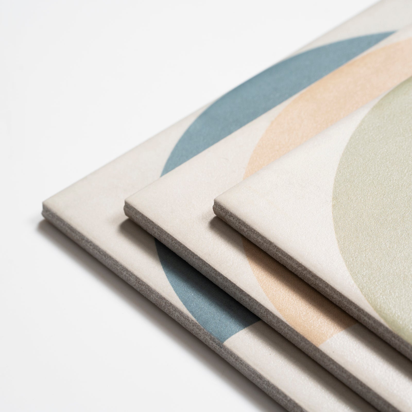 variations Meander Green Fish Scale Porcelain Tile P3 200 x 200mm 2TIFSAD - The Blue Space