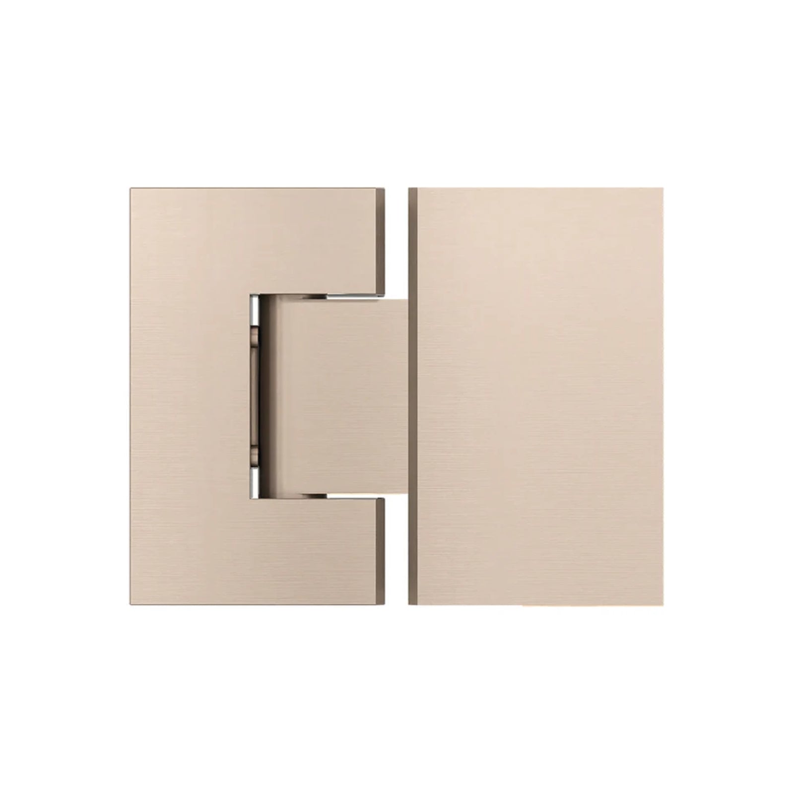 Front Meir Glass To Glass Shower Door Hinge MGA01N-CH - The Blue Space