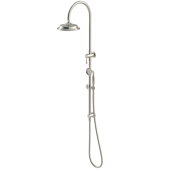 Meir Harrington Combination Shower Rail Set Brushed Nickel HZ0704-PVDBN - The Blue Space