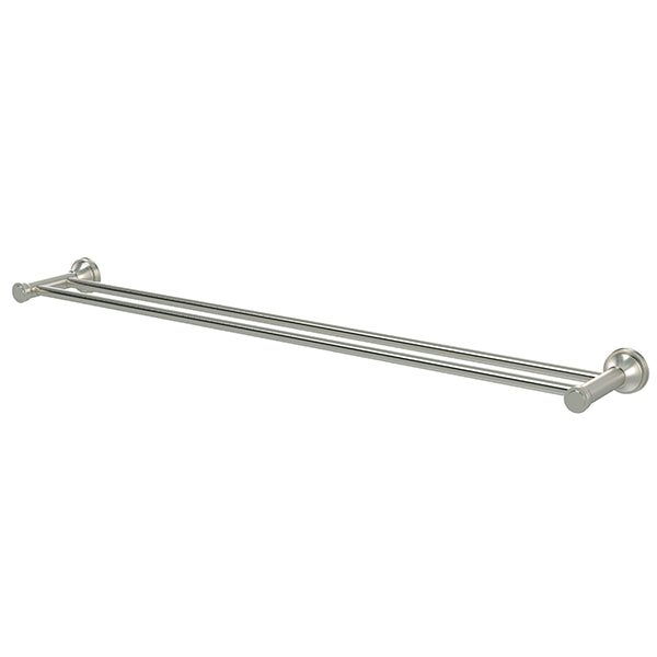 Meir Harrington Double Towel Rail 750mm Brushed Nickel HR01-R-PVDBN - The Blue Space