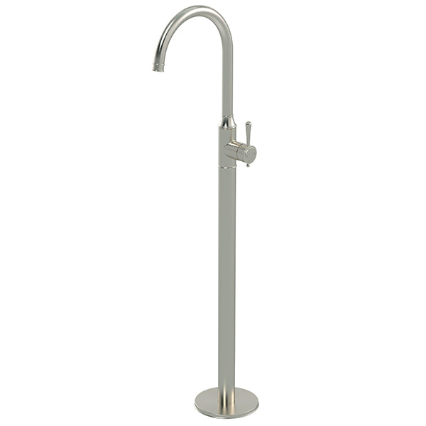 Meir Harrington Freestanding Bath Mixer Brushed Nickel HB08-PVDBN - The Blue Space