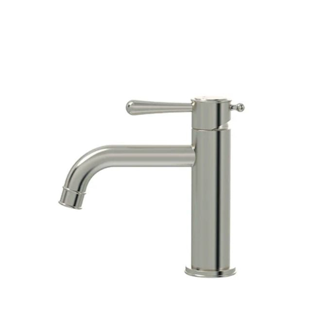 Side Meir Harrington Short Basin Mixer Brushed Nickel HB03-PVDBN - The Blue Space