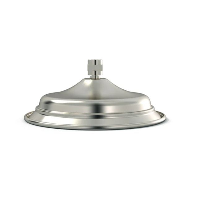 Front Meir Harrington Shower Head 200mm Brushed Nickel HH04-PVDBN - The Blue Space