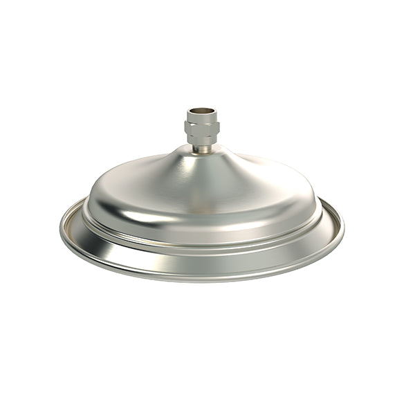 Meir Harrington Shower Head 200mm Brushed Nickel HH04-PVDBN - The Blue Space