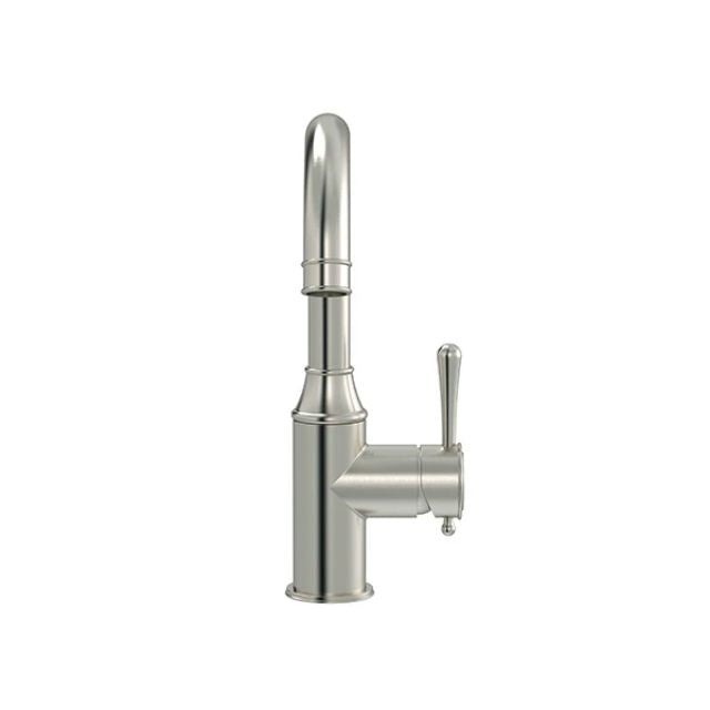 Front Meir Harrington Tall Basin Mixer Brushed Nickel HB04-R3-PVDBN - The Blue Space