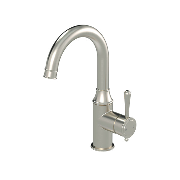 Meir Harrington Tall Basin Mixer Brushed Nickel HB04-R3-PVDBN - The Blue Space