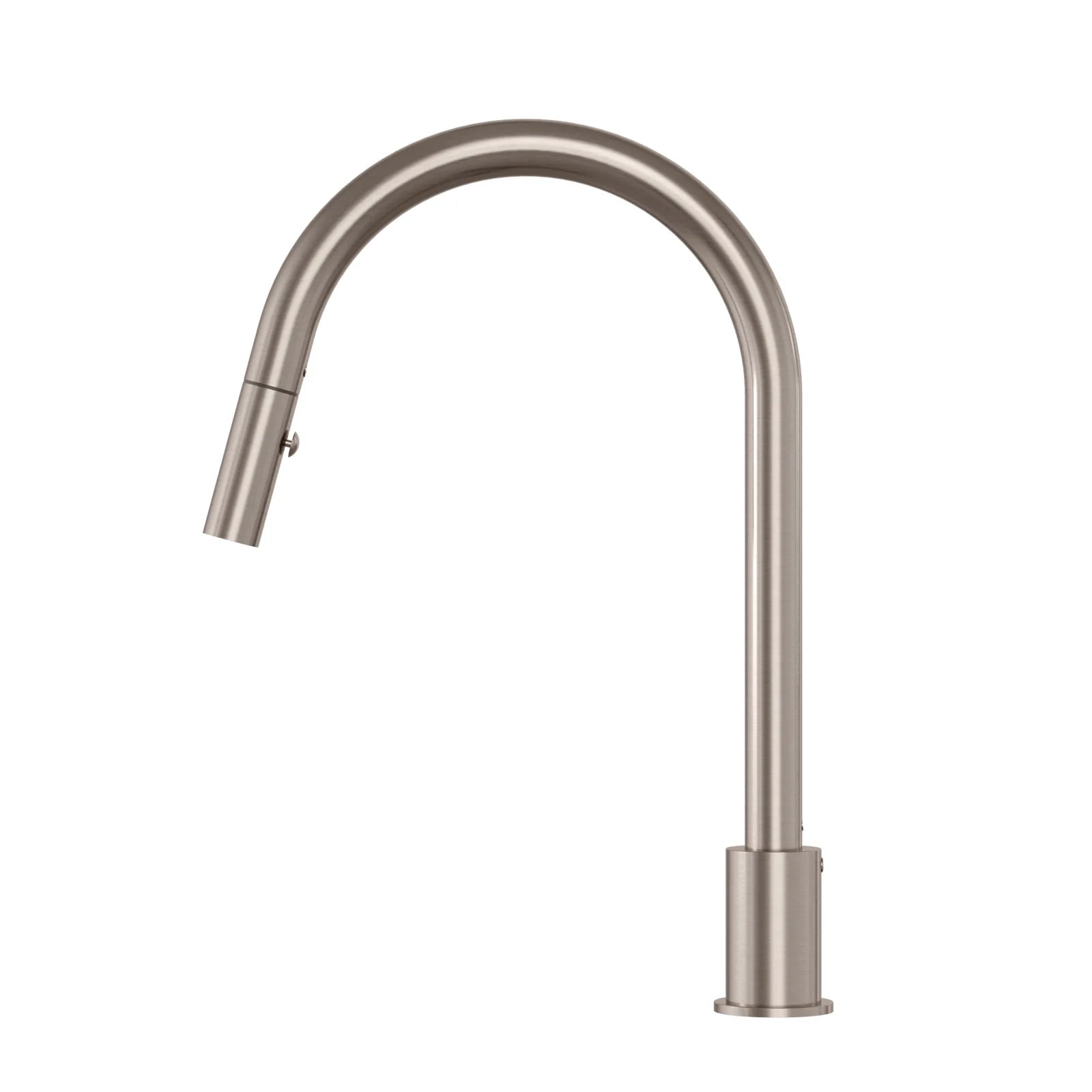Side Meir Kitchen Hob Spout with Pull Out Nozzle - Champagne MS18-CH - The Blue Space