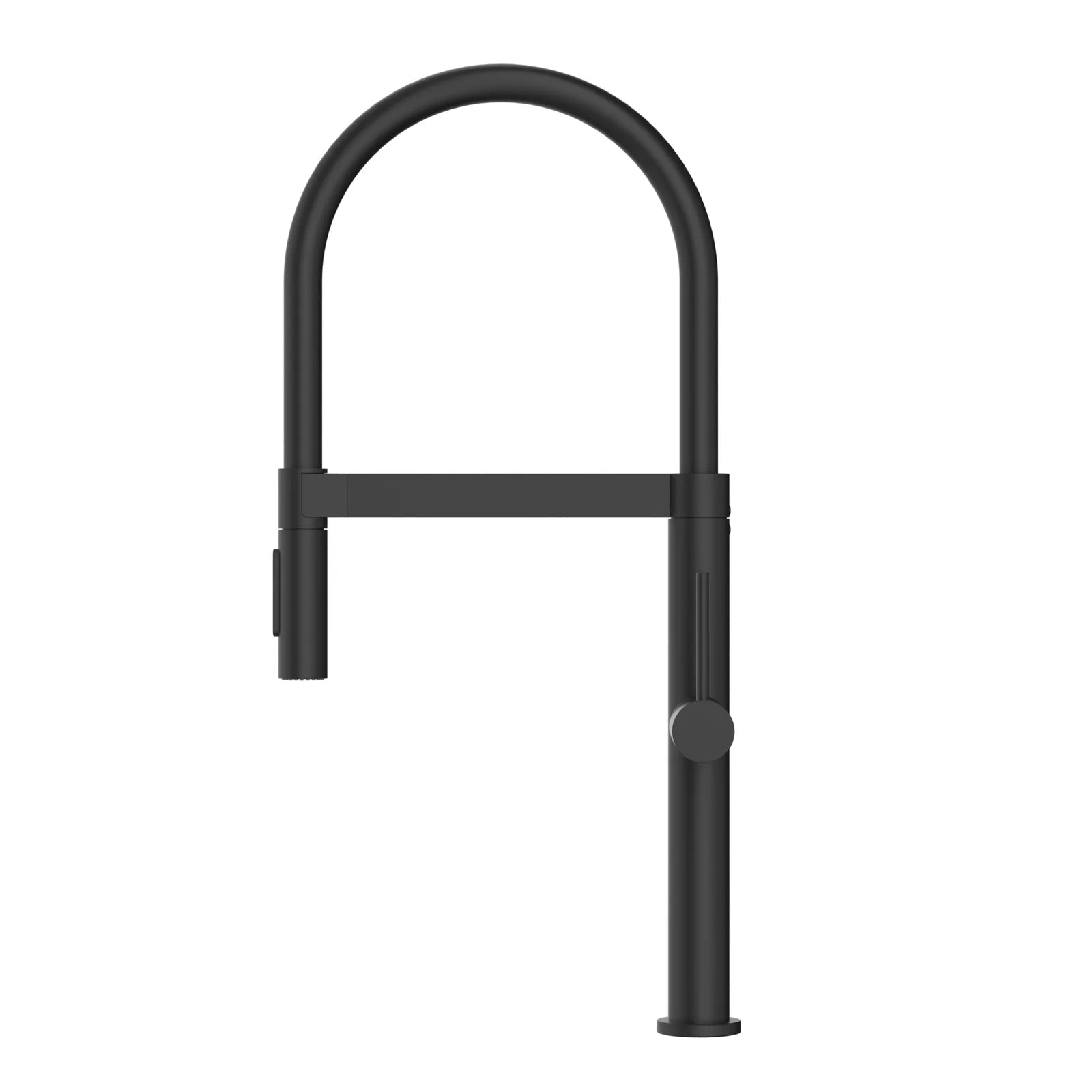 Side Meir Pull Down Kitchen Mixer with Magnetic Dock - Matte Black MK19 - The Blue Space