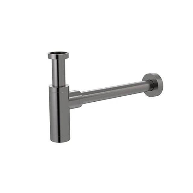 Meir Round Bottle Trap for 32mm Basin Waste Shadow MP05F-R32-PVDGM - The Blue Space