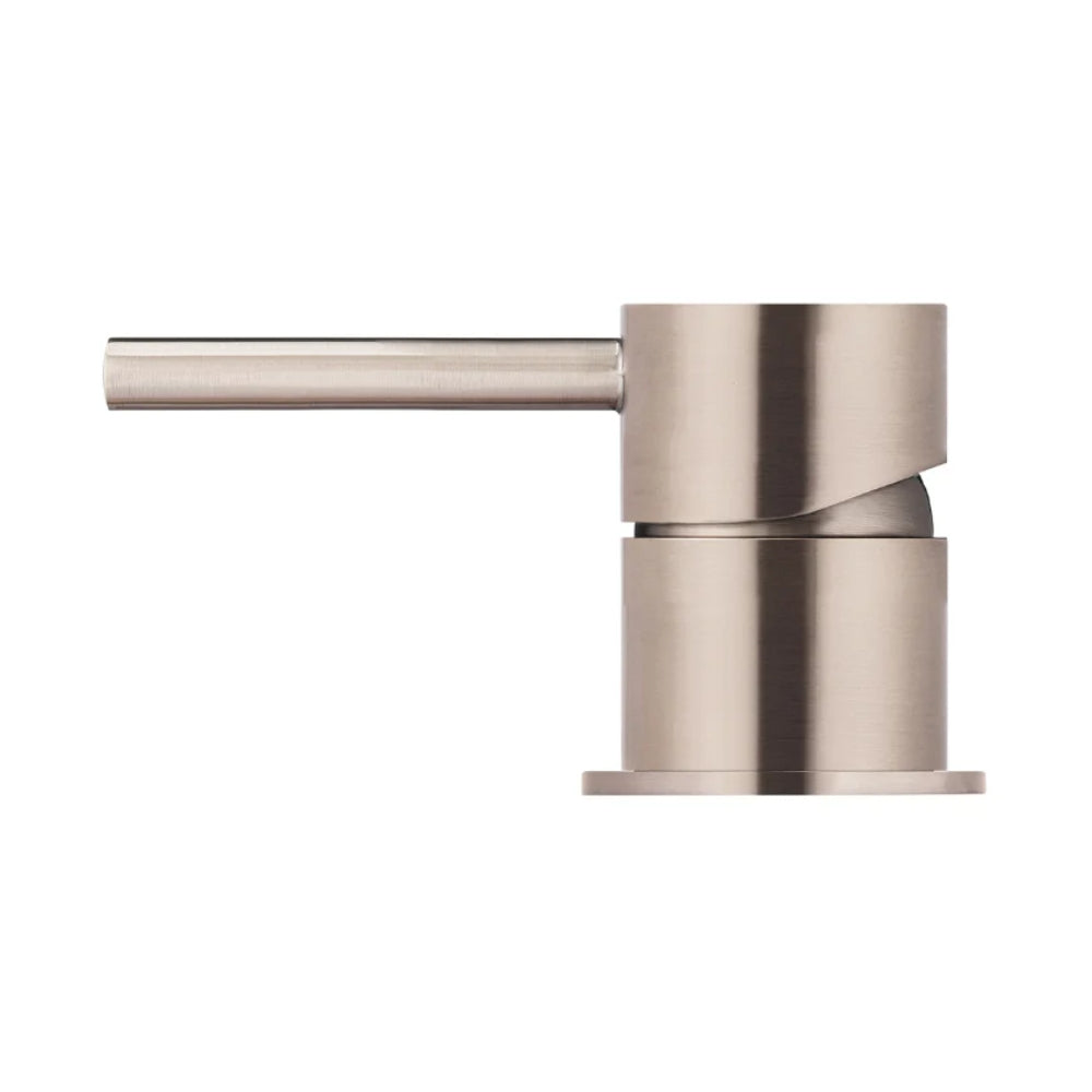 Side Meir Round Deck Mounted Mixer - Champagne MW12-CH - The Blue Space