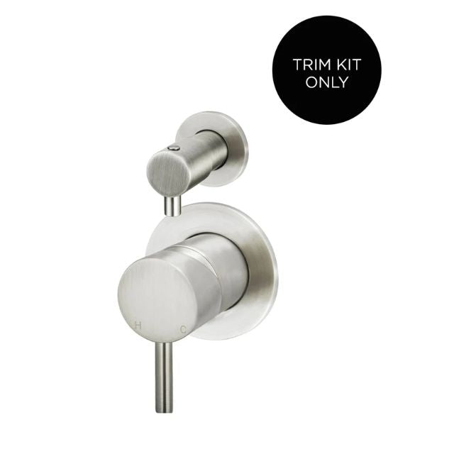 Meir Round Diverter Mixer Brushed Nickel Trim Kit MW07TS-FIN-PVDBN - The Blue Space