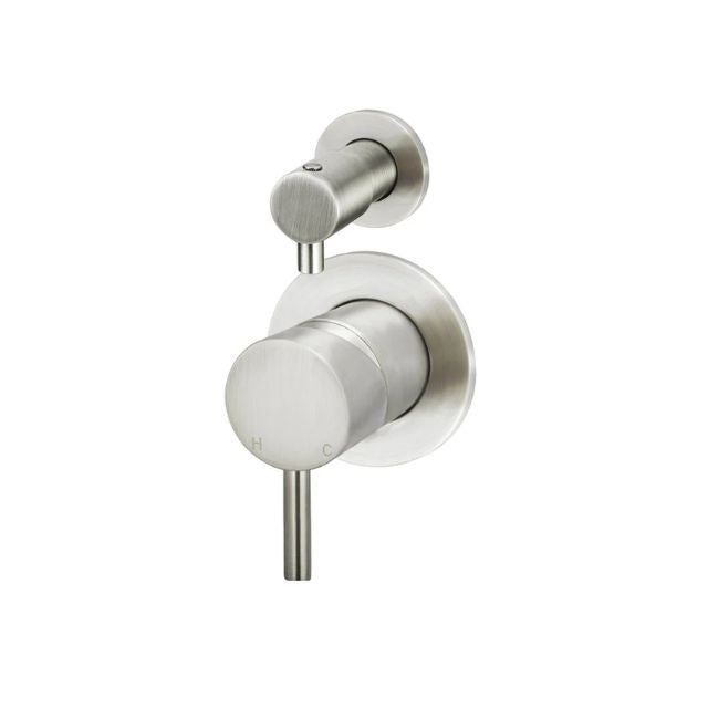 Angle Meir Round Diverter Mixer Brushed Nickel Trim Kit MW07TS-FIN-PVDBN - The Blue Space