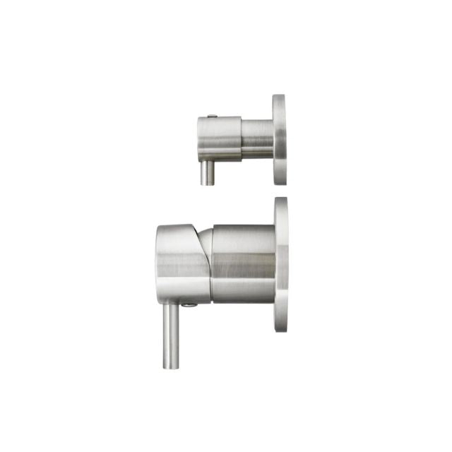 Side Meir Round Diverter Mixer Brushed Nickel Trim Kit MW07TS-FIN-PVDBN - The Blue Space