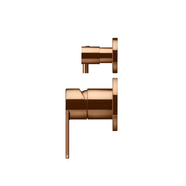 Side Meir Round Diverter Mixer Paddle Handle Lustre Bronze Trim Kit MW07TSPD-FIN-PVDBZ - The Blue Space