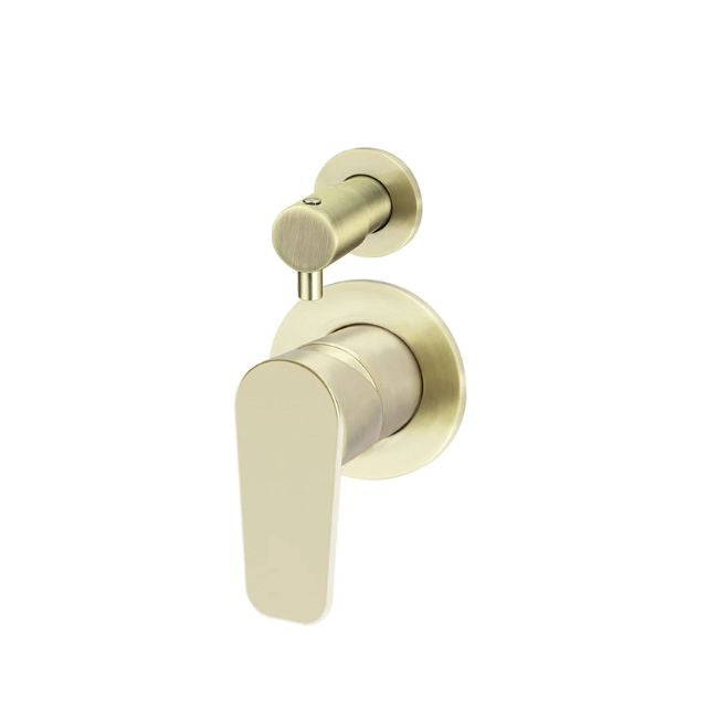 Angle Meir Round Diverter Mixer Paddle Handle Tiger Bronze Trim Kit MW07TSPD-FIN-PVDBB - The Blue Space