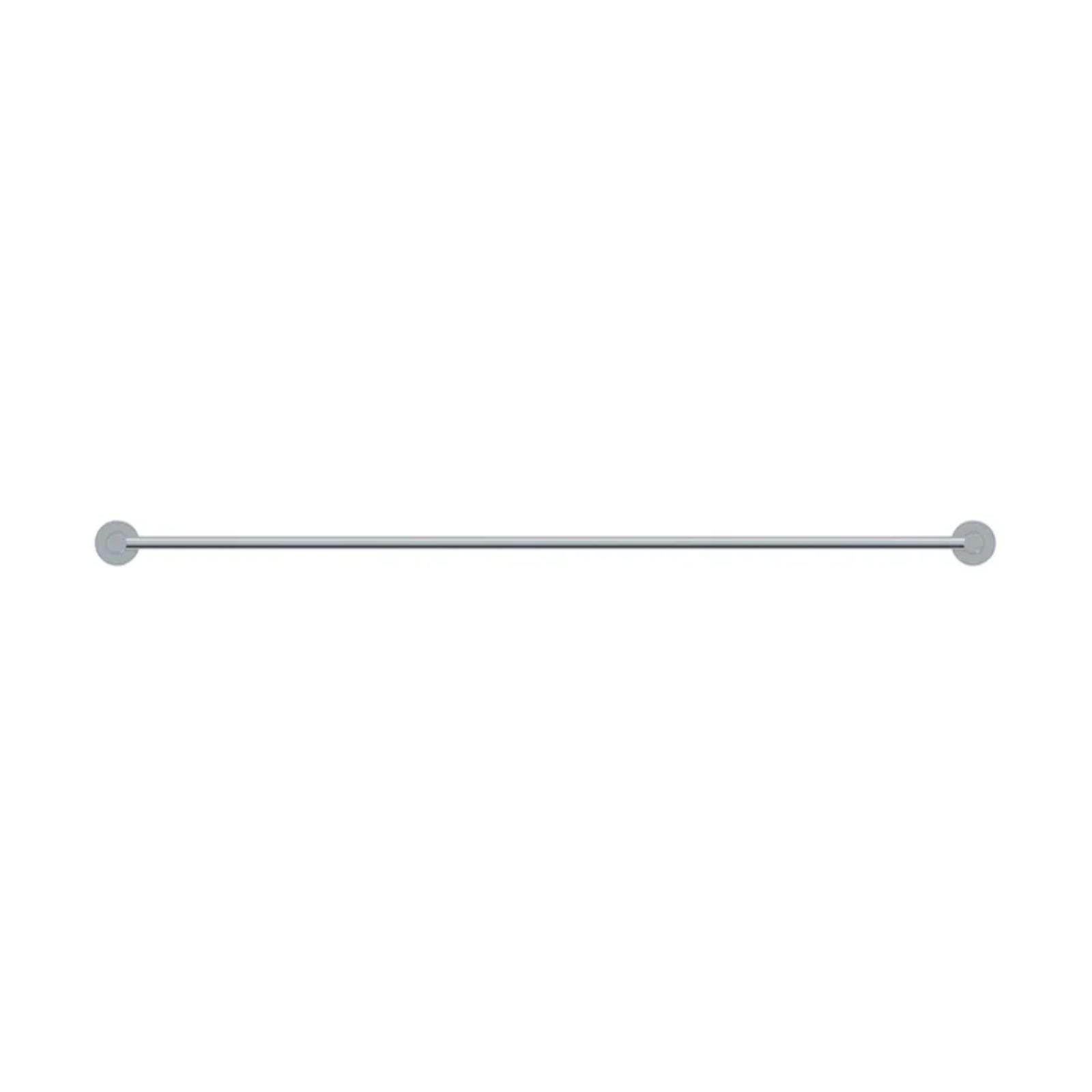 Front 2 Meir Round Double Towel Rail 900MM - Polished Chrome MR01-R90-C - The Blue Space