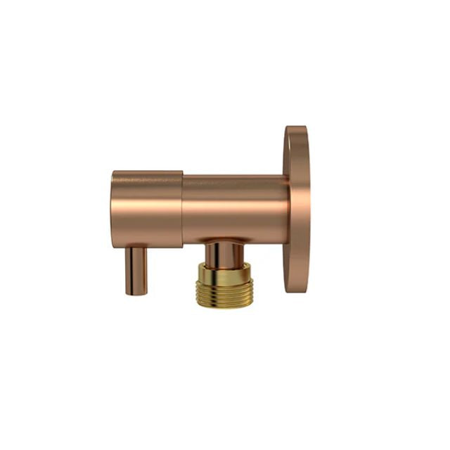 Side Meir Round Mini Stop Cistern Tap Brushed Bronze MP11PN-PVDBZ - The Blue Space
