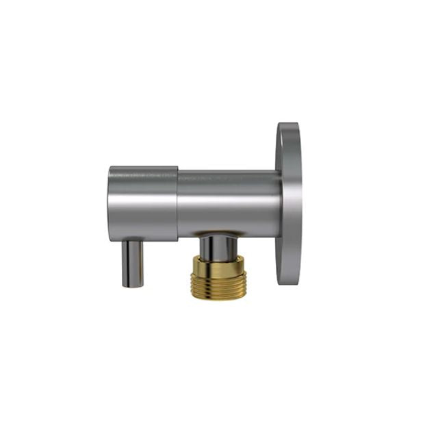 Side Meir Round Mini Stop Cistern Tap Shadow MP11PN-PVDGM - The Blue Space