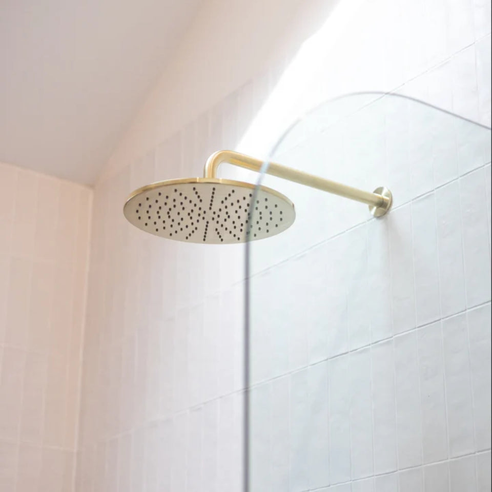 Meir Round Shower Rose 300mm Tiger Bronze