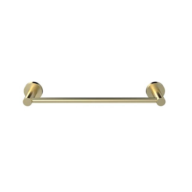 Front Meir Round Single Towel Rail 300mm Tiger Bronze MR01-SR30-PVDBB - The Blue Space