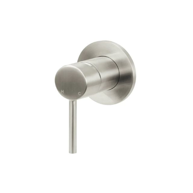 Angle Meir Round Wall Mixer Brushed Nickel Trim Kit MW03-FIN-PVDBN - The Blue Space