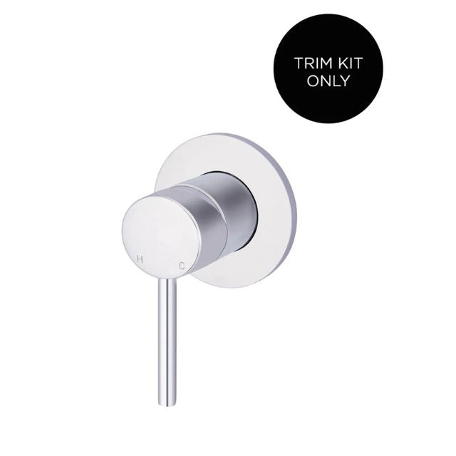 Meir Round Wall Mixer Chrome Trim Kit MW03-FIN-C - The Blue Space