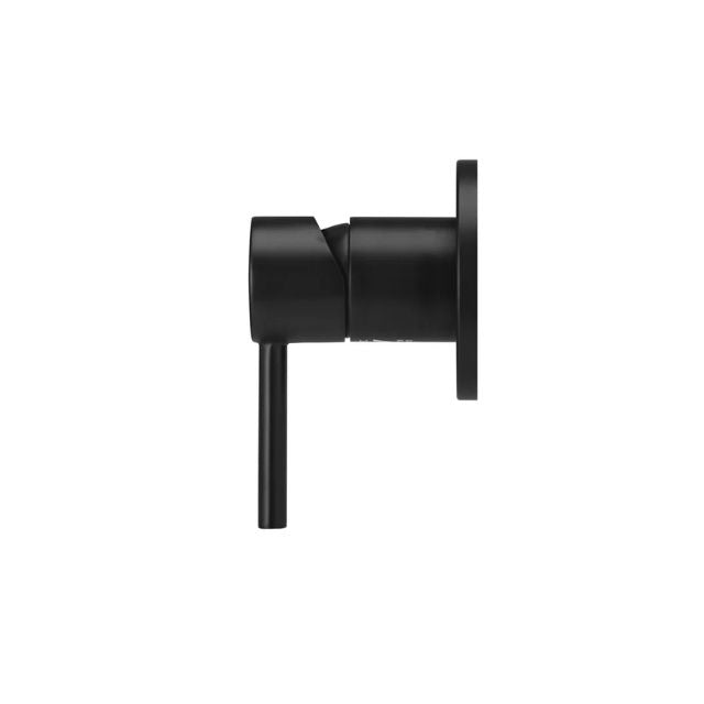Side Meir Round Wall Mixer Matte Black Trim Kit MW03-FIN - The Blue Space