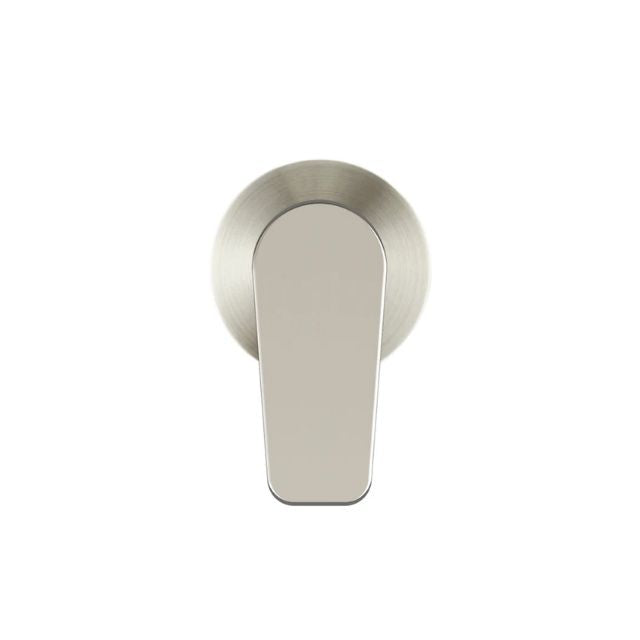Front Meir Round Wall Mixer Paddle Handle Brushed Nickel Trim Kit MW03PD-FIN-PVDBN - The Blue Space