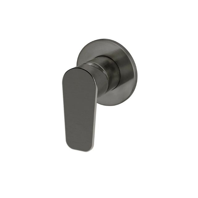 Meir Paddle Round Wall Mixer Shadow Full Kit