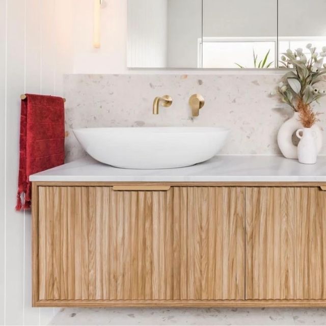 Lifestyle 3 Meir Round Wall Mixer Paddle Handle Tiger Bronze Trim Kit MW03PD-FIN-PVDBB - The Blue Space