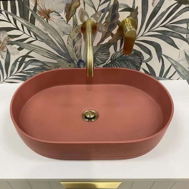 Lifestyle 5 Meir Round Wall Mixer Paddle Handle Tiger Bronze Trim Kit MW03PD-FIN-PVDBB - The Blue Space