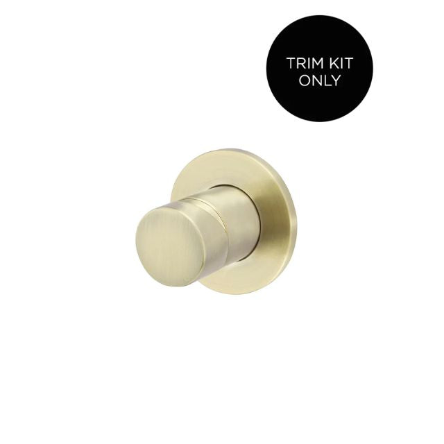 Meir Round Wall Mixer Pinless Handle Tiger Bronze Trim Kit MW03PN-FIN-PVDBB - The Blue Space