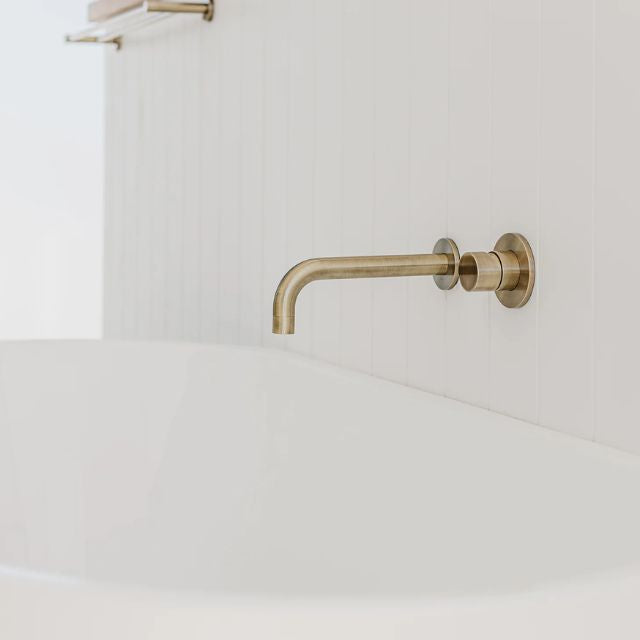 Lifestyle Meir Round Wall Mixer Pinless Handle Tiger Bronze Trim Kit MW03PN-FIN-PVDBB - The Blue Space