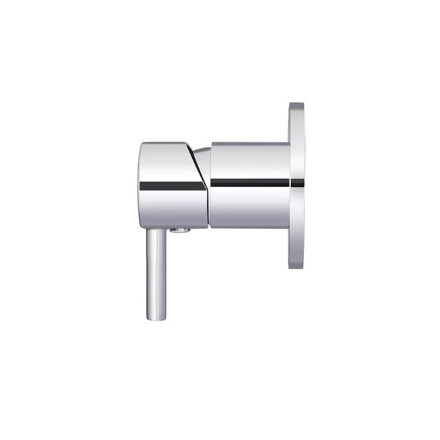 Side Meir Round Wall Mixer Short Pin Lever Chrome Trim Kit MW03S-FIN-C - The Blue Space