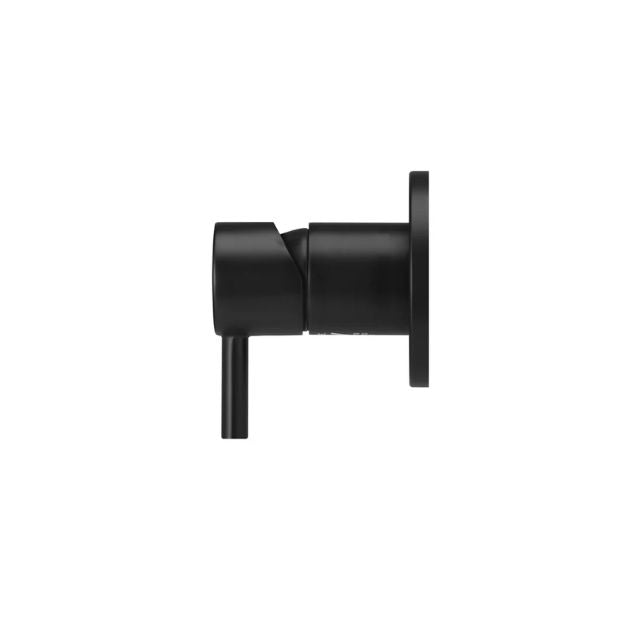 Side Meir Round Wall Mixer Short Pin Lever Matte Black Trim Kit MW03S-FIN - The Blue Space