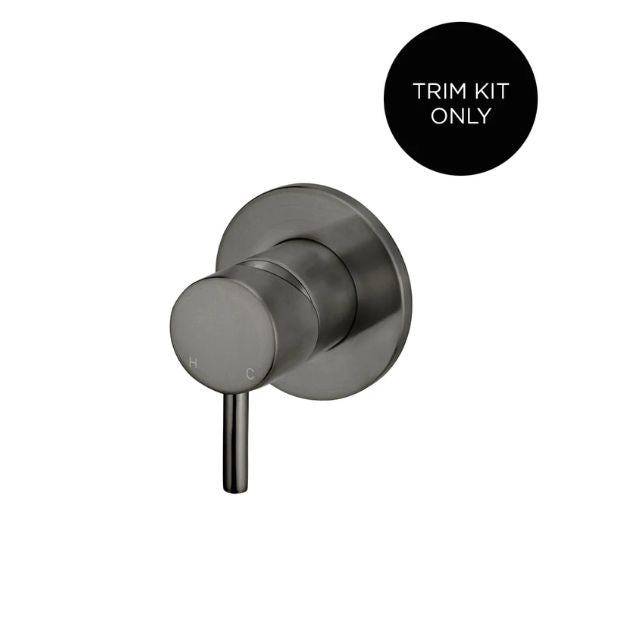 Meir Round Wall Mixer Short Pin Lever Shadow Trim Kit MW03S-FIN-PVDGM - The Blue Space