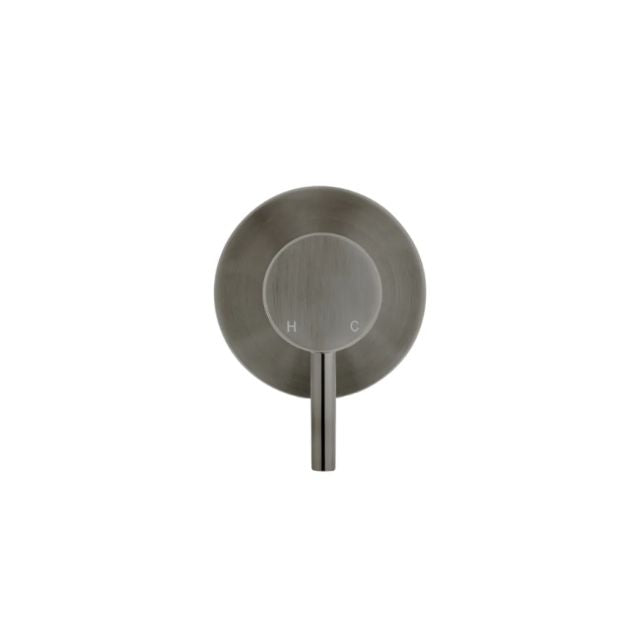 Front Meir Round Wall Mixer Short Pin Lever Shadow Trim Kit MW03S-FIN-PVDGM - The Blue Space