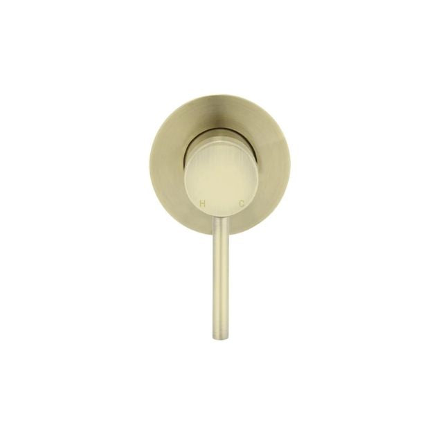 Front Meir Round Wall Mixer Tiger Bronze Trim Kit MW03-FIN-PVDBB - The Blue Space