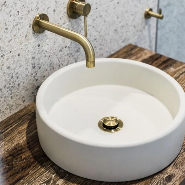 Lifestyle 4 Meir Round Wall Mixer Tiger Bronze Trim Kit MW03-FIN-PVDBB - The Blue Space