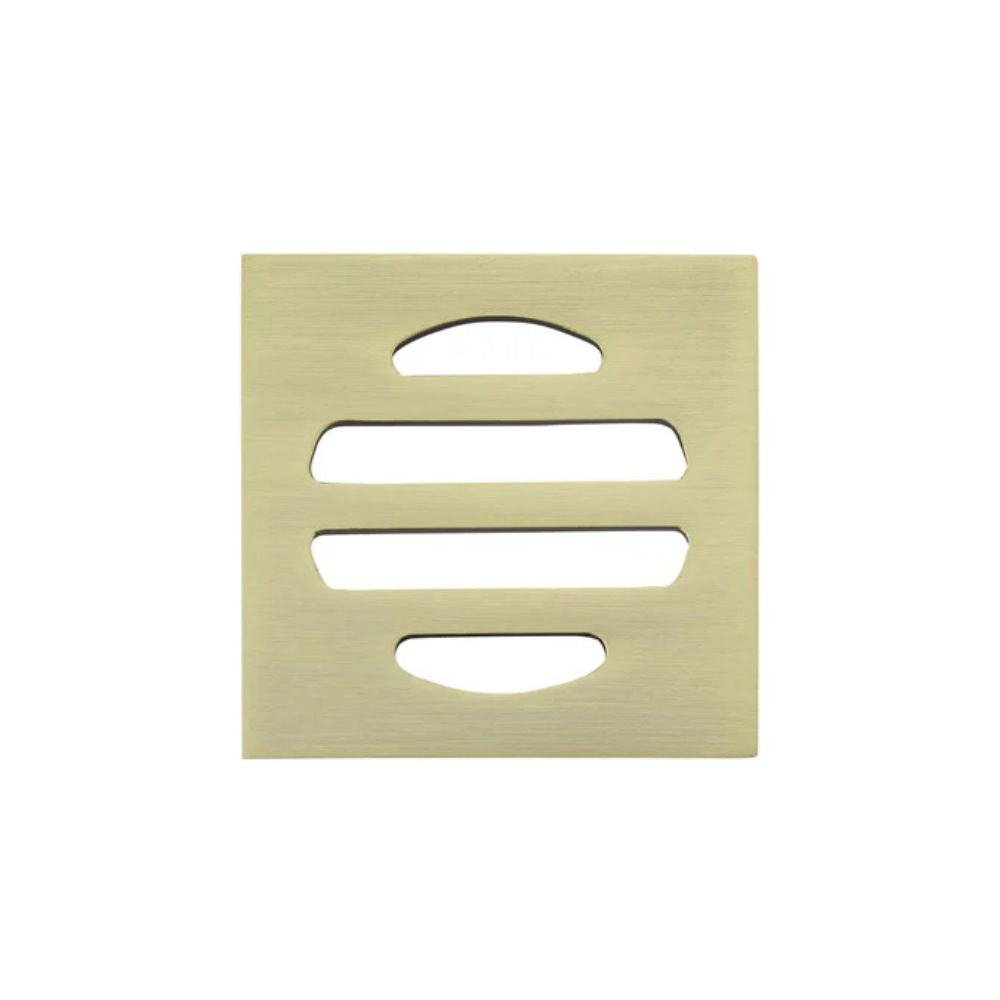Top Meir Square Floor Grate Shower Drain 50mm Outlet Tiger Bronze MP06-50-PVDBB - The Blue Space