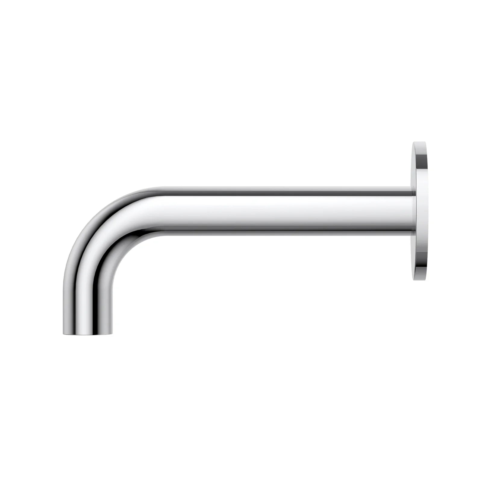 Side Meir Universal Round Curved Spout 170mm - Polished Chrome MS05-170-C - The Blue Space