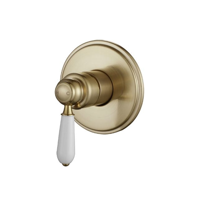 Modern National Bordeaux Shower Mixer Brushed Bronze - Full Kit BOR008BM-KIT - The Blue Space