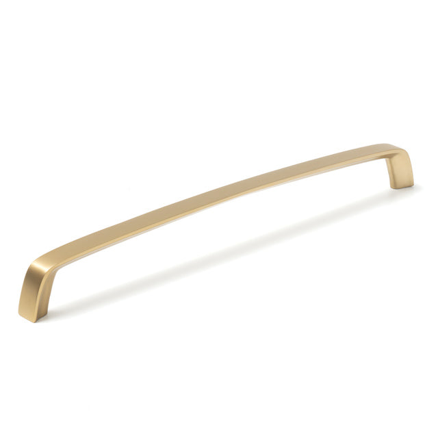 Momo Acuto D Handle 320mm Brushed Satin Brass ABH320.BSB - The Blue Space