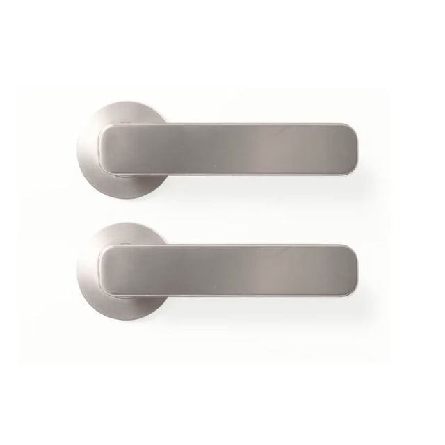 Momo Aspen Lever Handle Set Dull Brushed Nickel ASPLH.DBR - The Blue Space