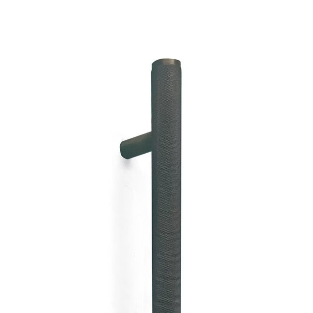 Momo Bellevue Knurled Door Pull With Back To Back Fixing 416Mm Bronze BVKNAP.416BB.BNZ - The Blue Space