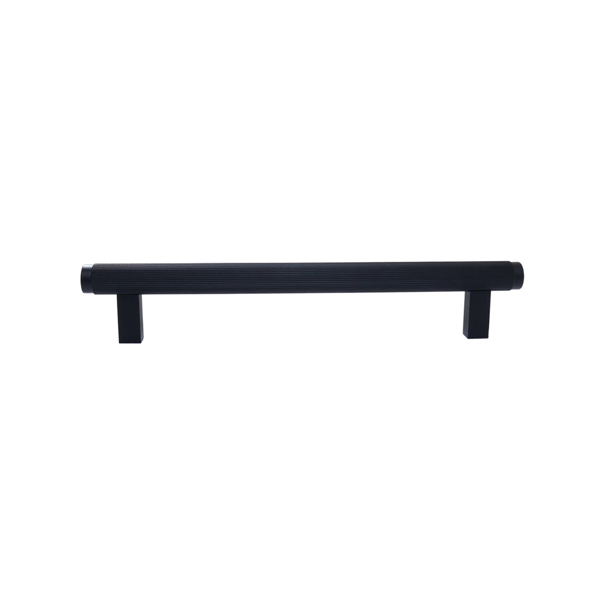 Momo Bellevue Lined Bar Pull Matte Black P-BVPLD160.MBL - The Blue Space