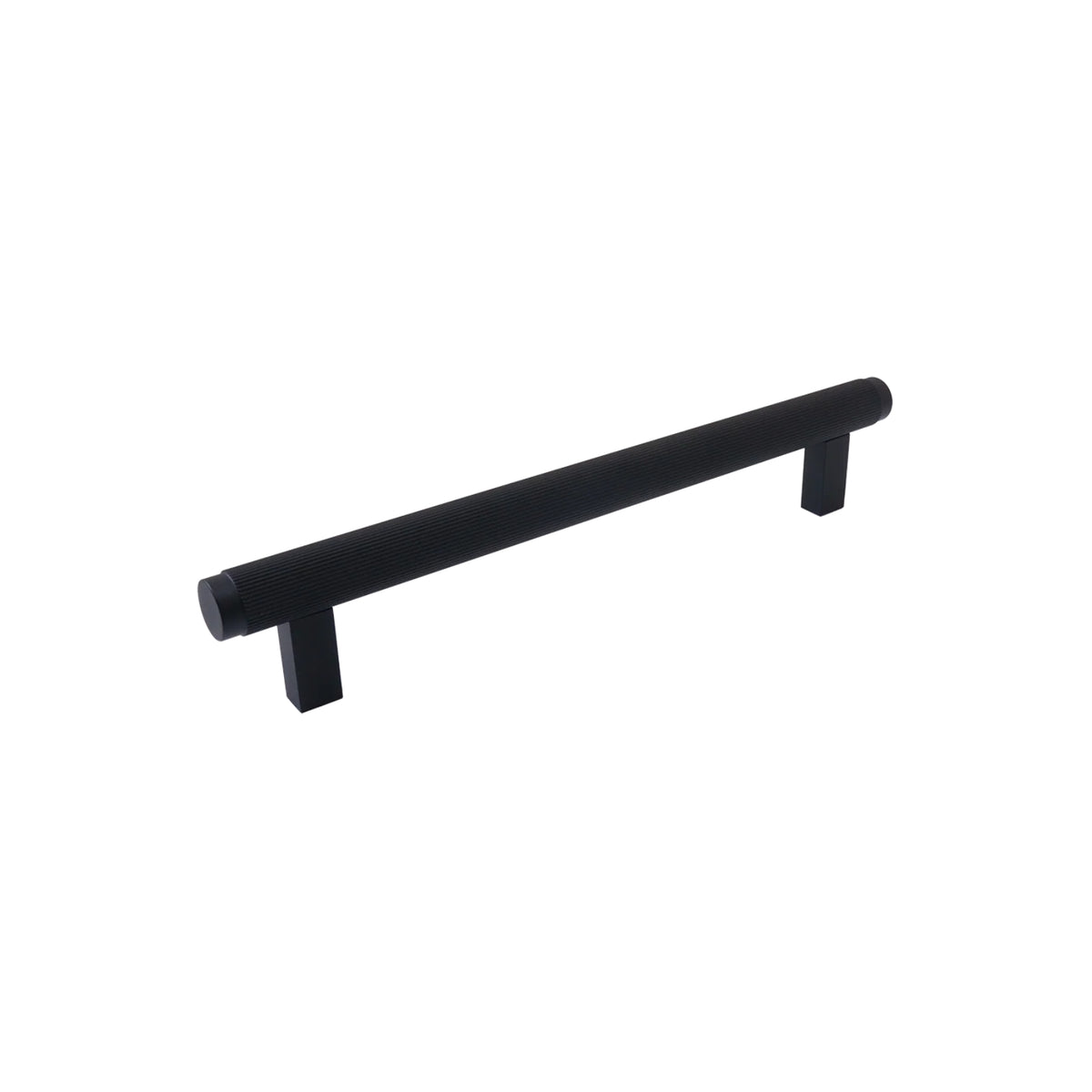 Momo Bellevue Lined Bar Pull Matte Black BVPLD160.MBL - The Blue Space