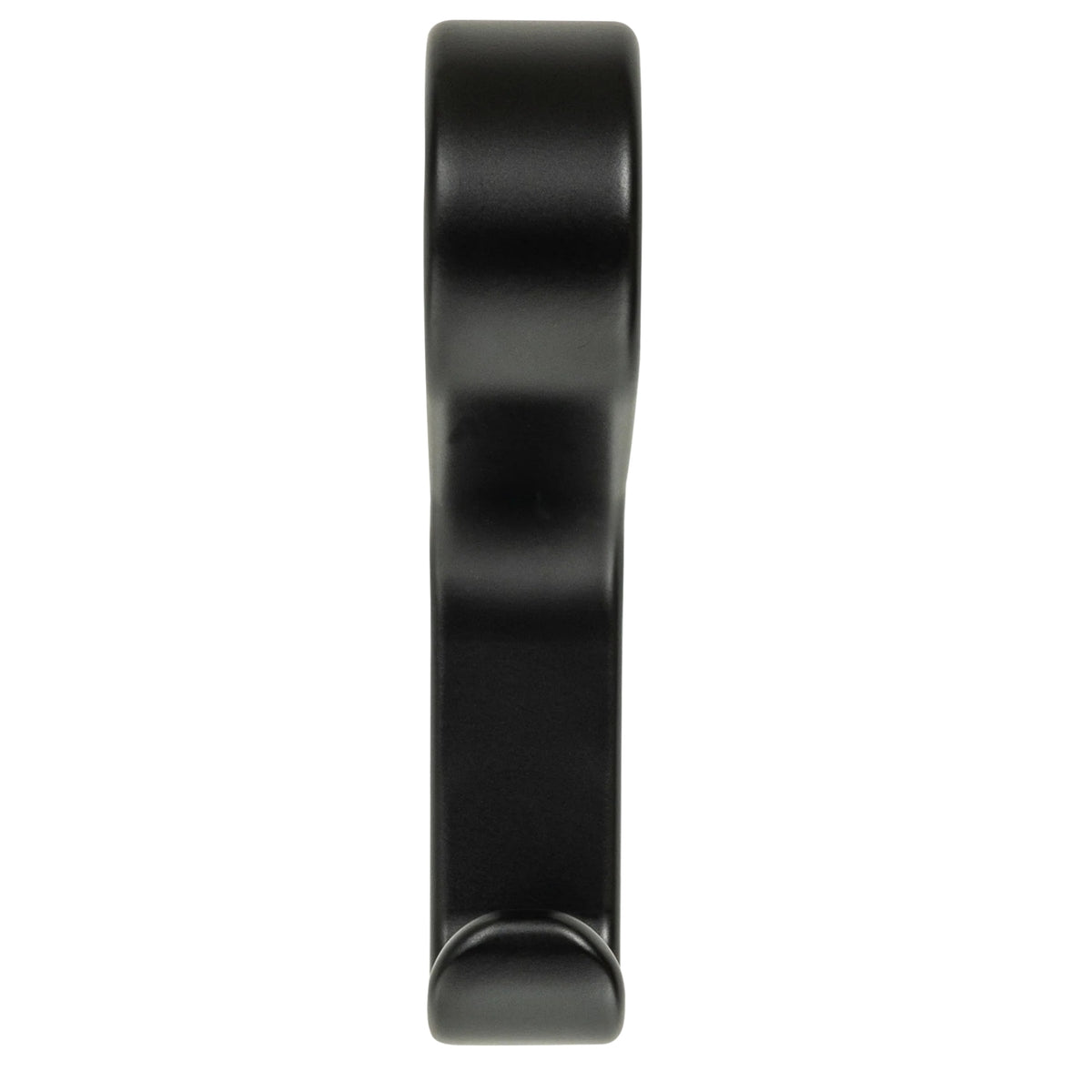 Front View Momo Belt Wall Hook 65mm Matte Black B7039.065.MBL - The Blue Space