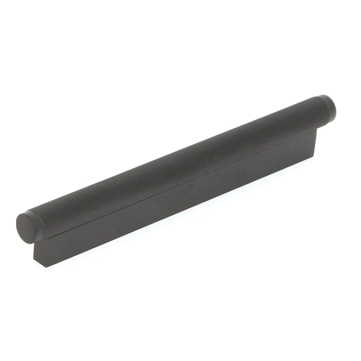 Momo Brighton 160mm Solid Brass Knurled Pull Handle Matte Black BSPKN160.MBL - The Blue Space